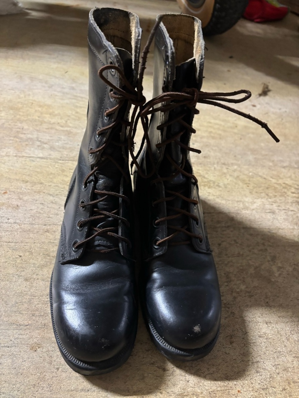 Vintage Ro-Search military Leather Lace-Up Combat Boots 4.5M /6.5W - Picture 4 of 10